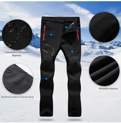 🏃‍♂️【S–5XL】2026 Nové pánske outdoorové jesenné a zimné nohavice – teplé, flísové, nepremokavé a vetruodolné