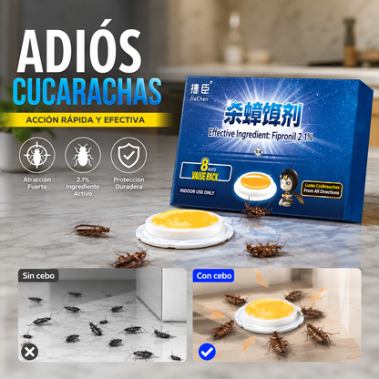 🛡️🏠【40 Piezas】💥Ungüento para matar cucarachas importado de Alemania, cebo doméstico, no tóxico, para madres y bebés