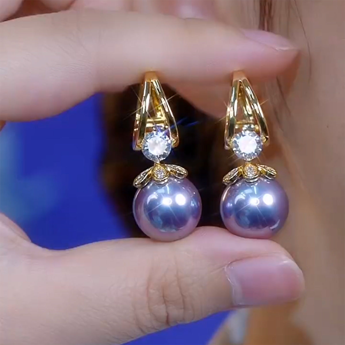 💋 Pendientes de plata con perlas de lujo francés de nuevo estilo 2026