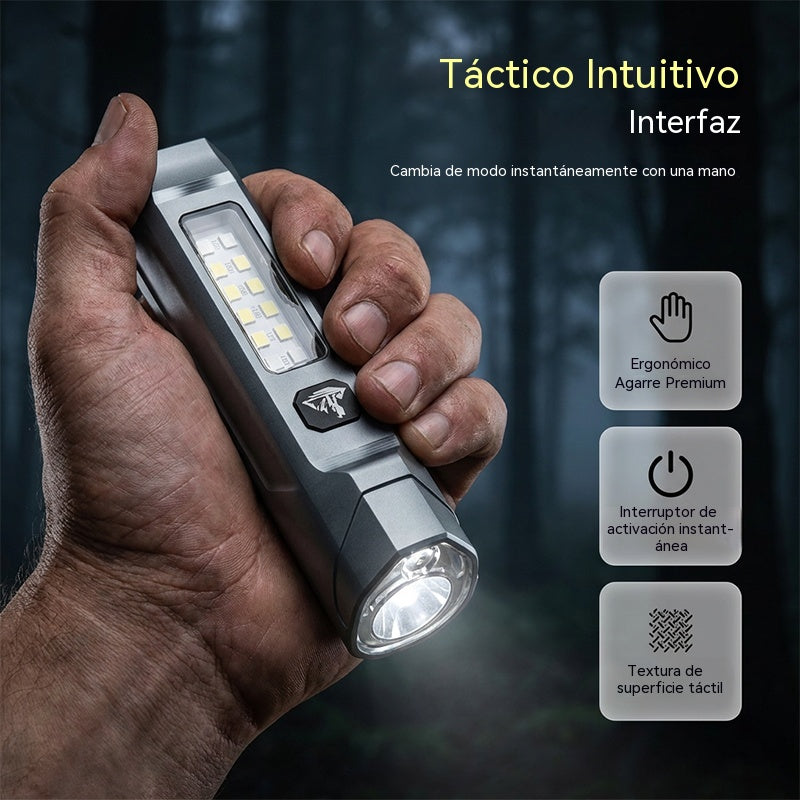 Linterna láser infrarroja con base magnética COB