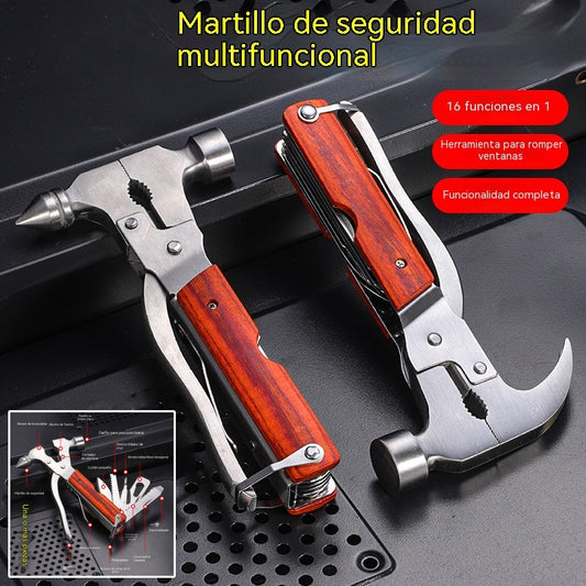 【16 en 1】Martillo de seguridad de emergencia multifuncional de alta dureza