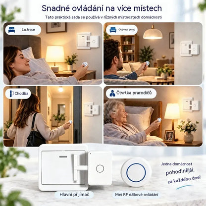 📱💡 Chytrý bezdrátový ovladač pro dálkové zapínání a vypínání světel bez nutnosti kabeláže.