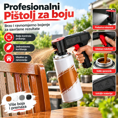 Ručni pištolj za prskanje s pogonom: štedi vrijeme i trud.