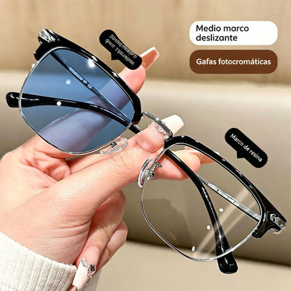 Gafas inteligentes con zoom automático contra la luz azul