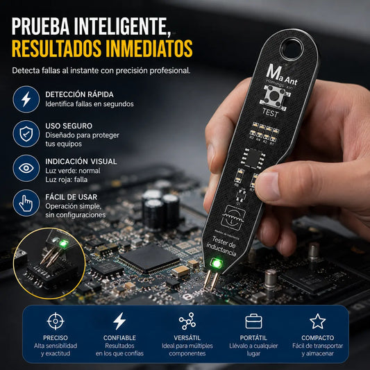 ⚡ 【2 piezas】Probador de inductancia : Soluciona problemas rápidamente en dispositivos electrónicos