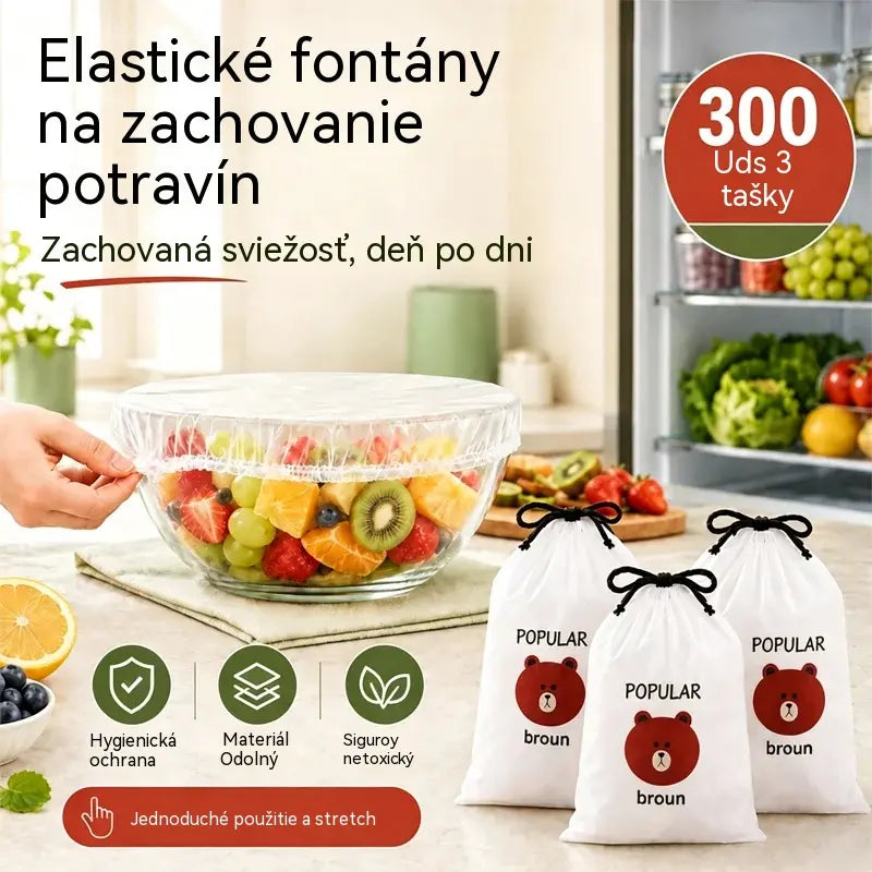 🔥(300 kusov) Len 24 eur🍽️Extra veľký, hrubý, antibakteriálny plastový obal vhodný do potravín
