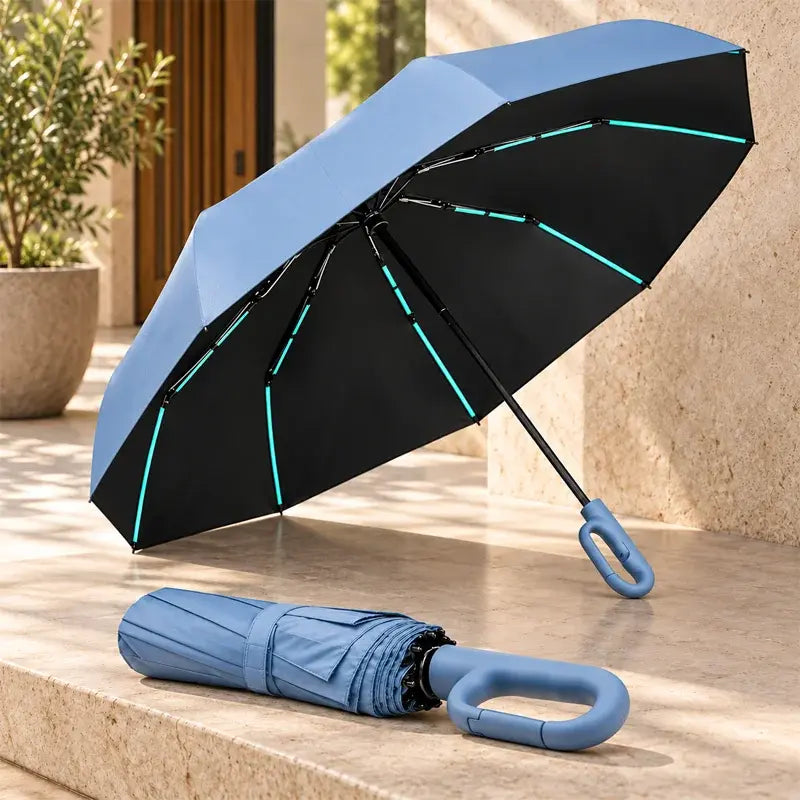 ☂️✨ Paraguas Automático Grande 2 en 1 | Paraguas para Lluvia y Sol con Protección UV y Diseño Elegante