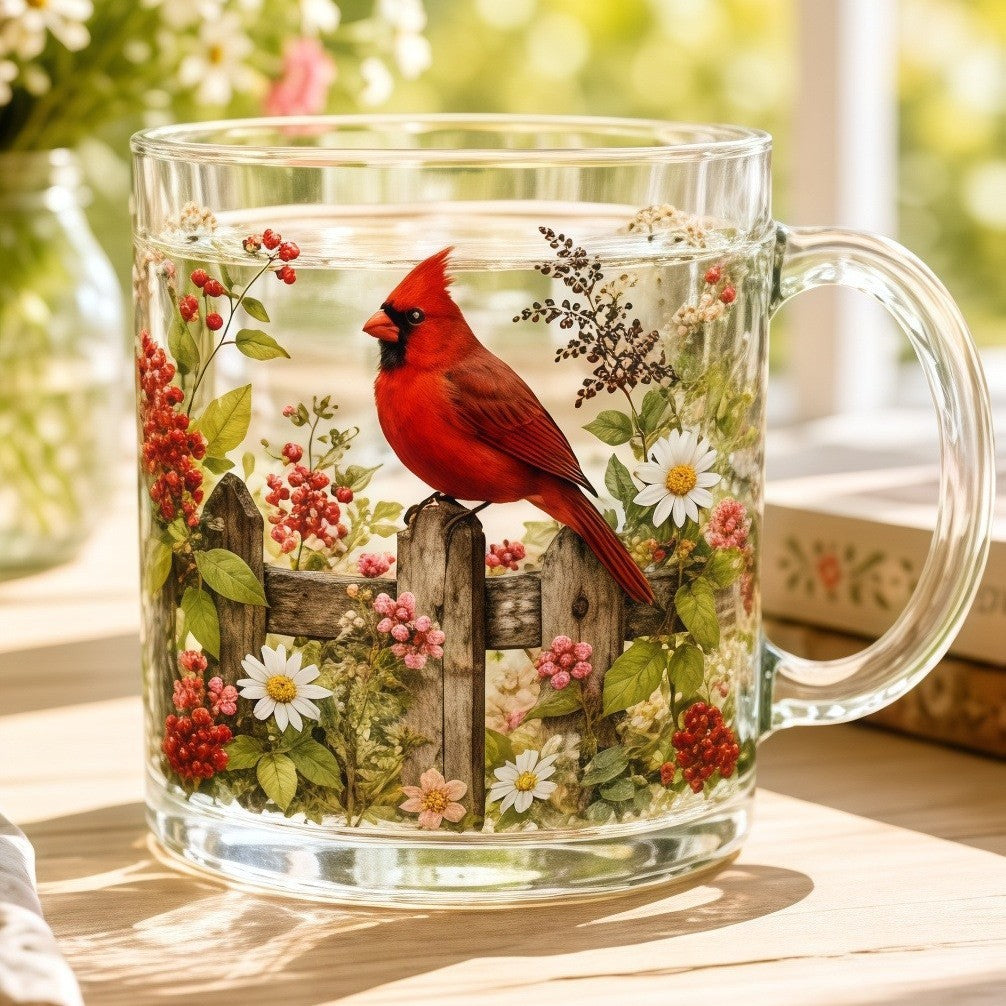 🌸 Colección de vidrio de edición limitada Garden Morning Bliss 2026 ☕🐦