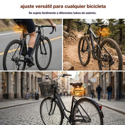 🚴 ¡50% DE DESCUENTO AHORA! 🔦 Luz intermitente inalámbrica para bicicletas: recargable, resistente al agua y perfecta para la seguridad nocturna 💡