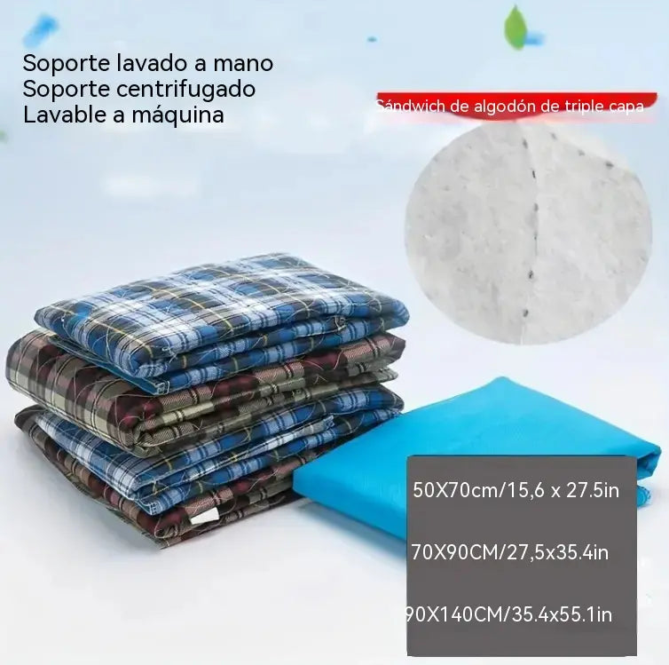 Oferta por tiempo limitado (50*70cm) Almohadilla lavable y transpirable para el cuidado de pañales para adultos
