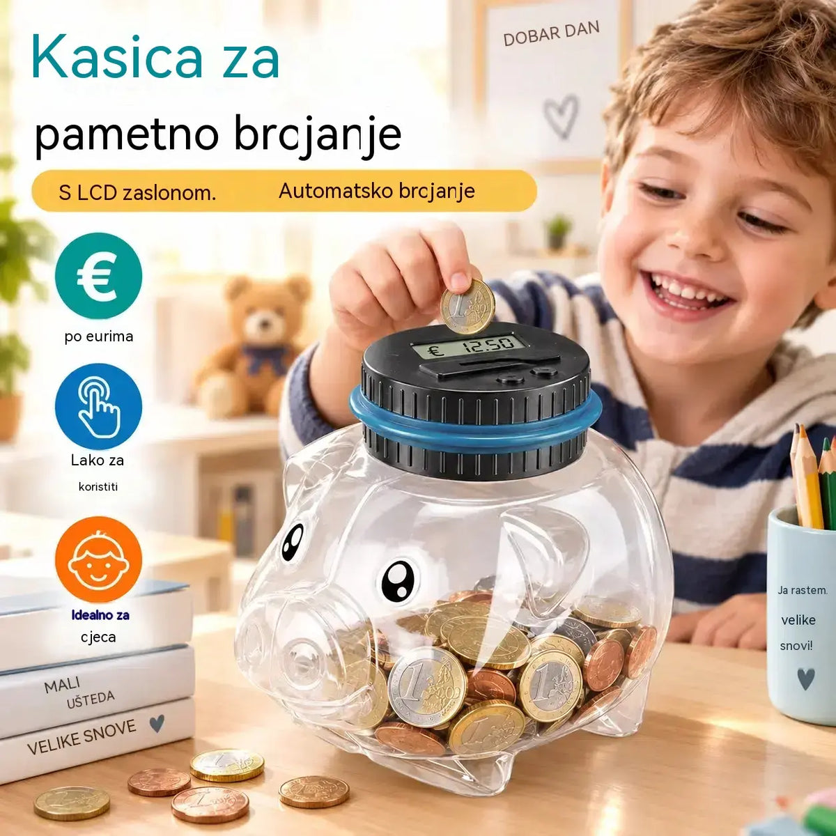 🐷🔐 Kasica prasica, kreativna kasica za pametne štediše