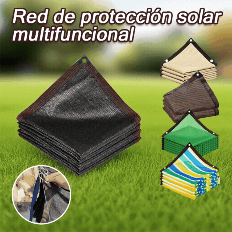 🏆【🔥Oferta imperdible】☀️⛱️【2*5m】Malla exterior para sombra y aislamiento térmico