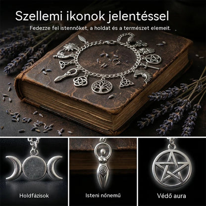 Misztikus hangulatú vintage charmos karkötő nőknek – Mennyei, gótikus és bohém ékszerek 🔮✨