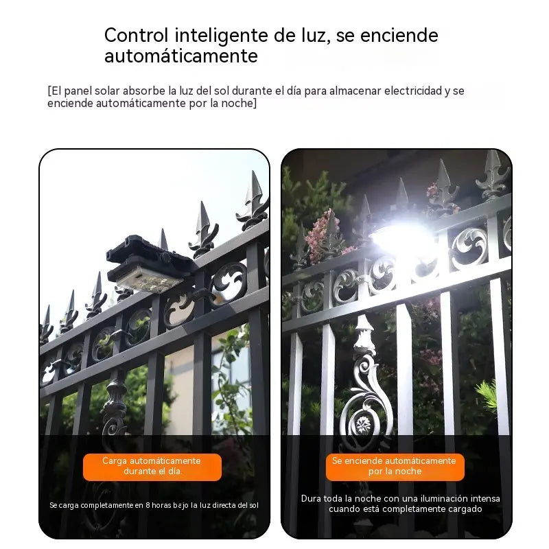 💥Luz solar con sensor de cuerpo humano y clip, resistente al agua💥