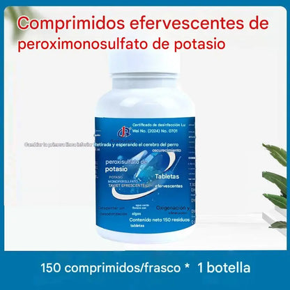 【150 cápsulas】Tabletas efervescentes para la limpieza del agua en acuarios y estanques