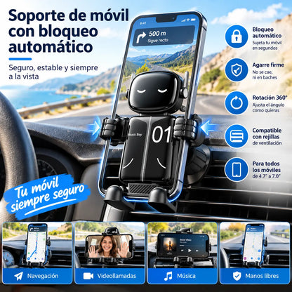 🎉 Soporte universal creativo para teléfono en el coche