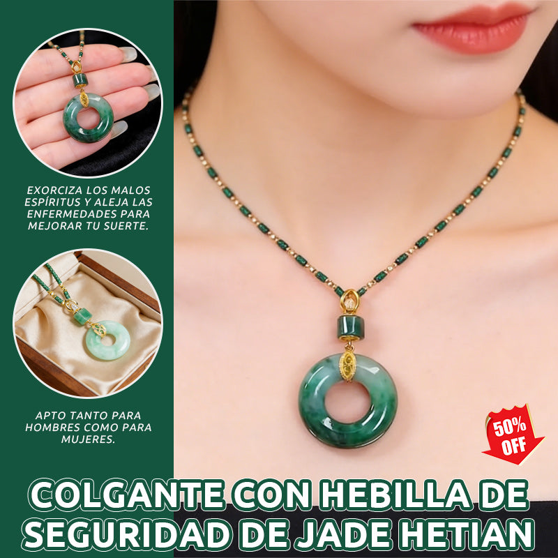 🔥🔥Un colgante con hebilla de seguridad de jade hetiano versátil y elegante para otoño e invierno.