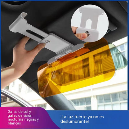 🚗 Parasol para coche, espejo retrovisor para coche de día y de noche con protección anti-luces altas