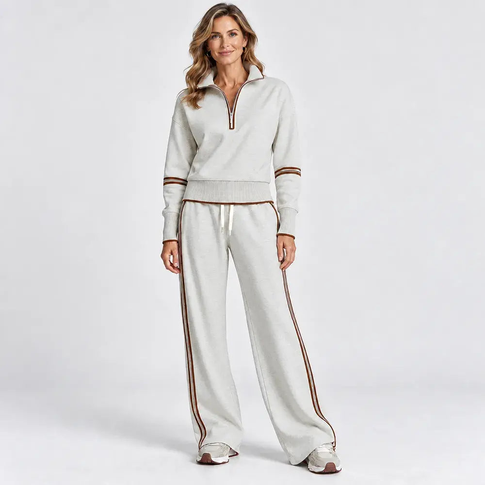 🍁🍂🍁🍂 Sada [bunda + nohavice] 32 eur🔥🖤Dvoudílná souprava s ležérní sportovní mikinou a kalhotami se širokými nohavicemi v pestrých barvách🔥
