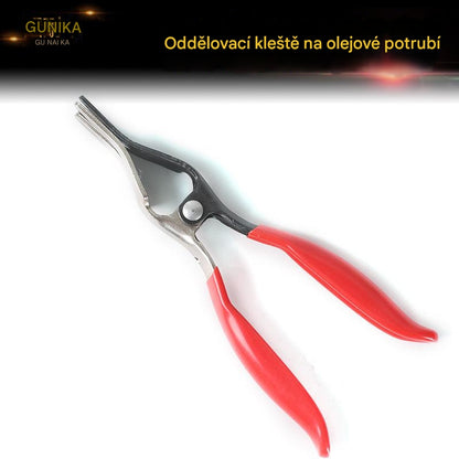 Sada automobilových kleští, kleště na palivové potrubí, kleště na odpojení palivového potrubí, svorky na konektory palivového potrubí, nástroje pro demontáž a opravy automobilů.