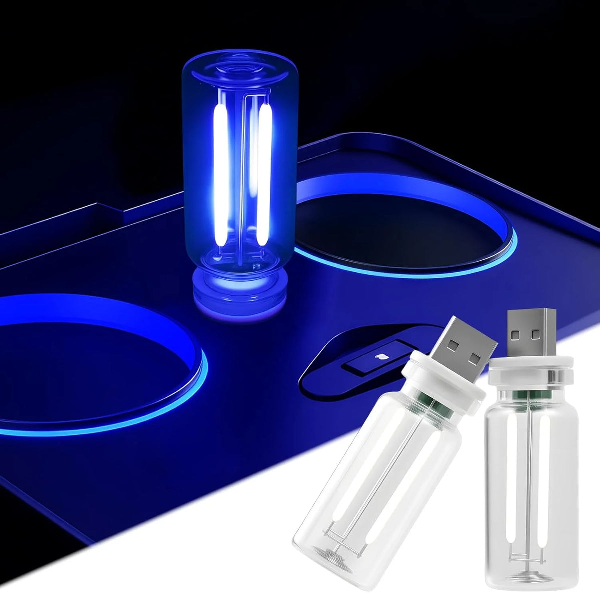 【50% OFF！！！】【Kup 3, získej 3 zdarma】6 položky za 560 Kč🚗💡Noční žárovka do auta s USB