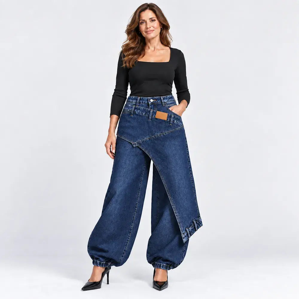 👖【XS-3XL】Modne in udobne kavbojke s širokimi hlačnicami ✨💞