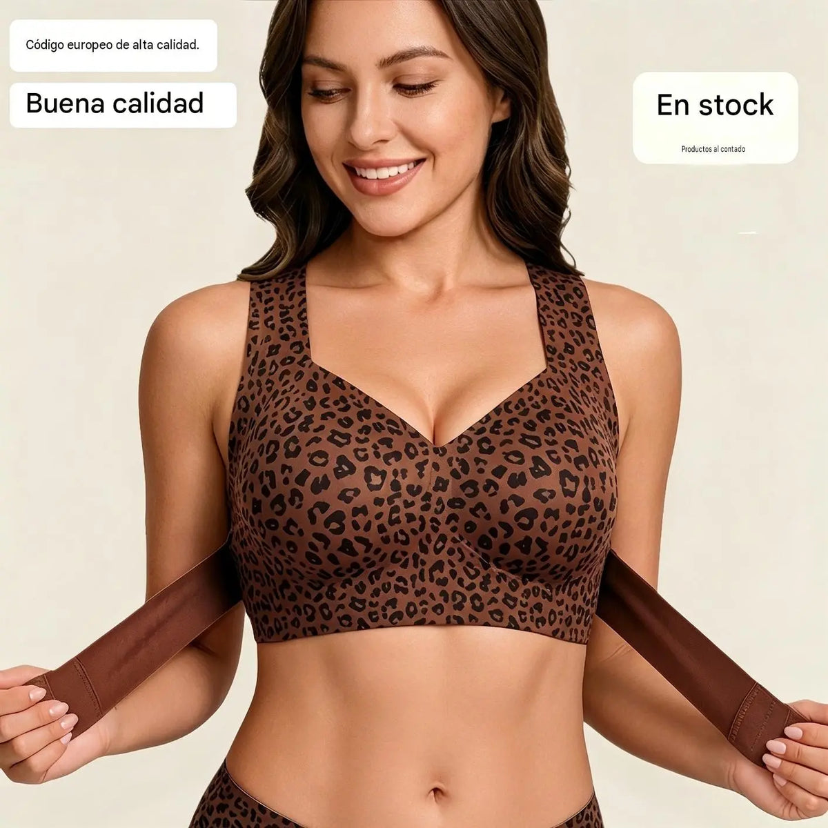 【 3 piezas】【S-2XL】Nuevo sujetador push-up sin aros con cierre frontal, espalda de sujeción, tirantes anchos para corregir la postura y alta elasticidad.-【40-90kg】