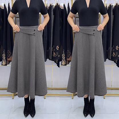 🎀【S-4XL】Falda de lana para otoño e invierno