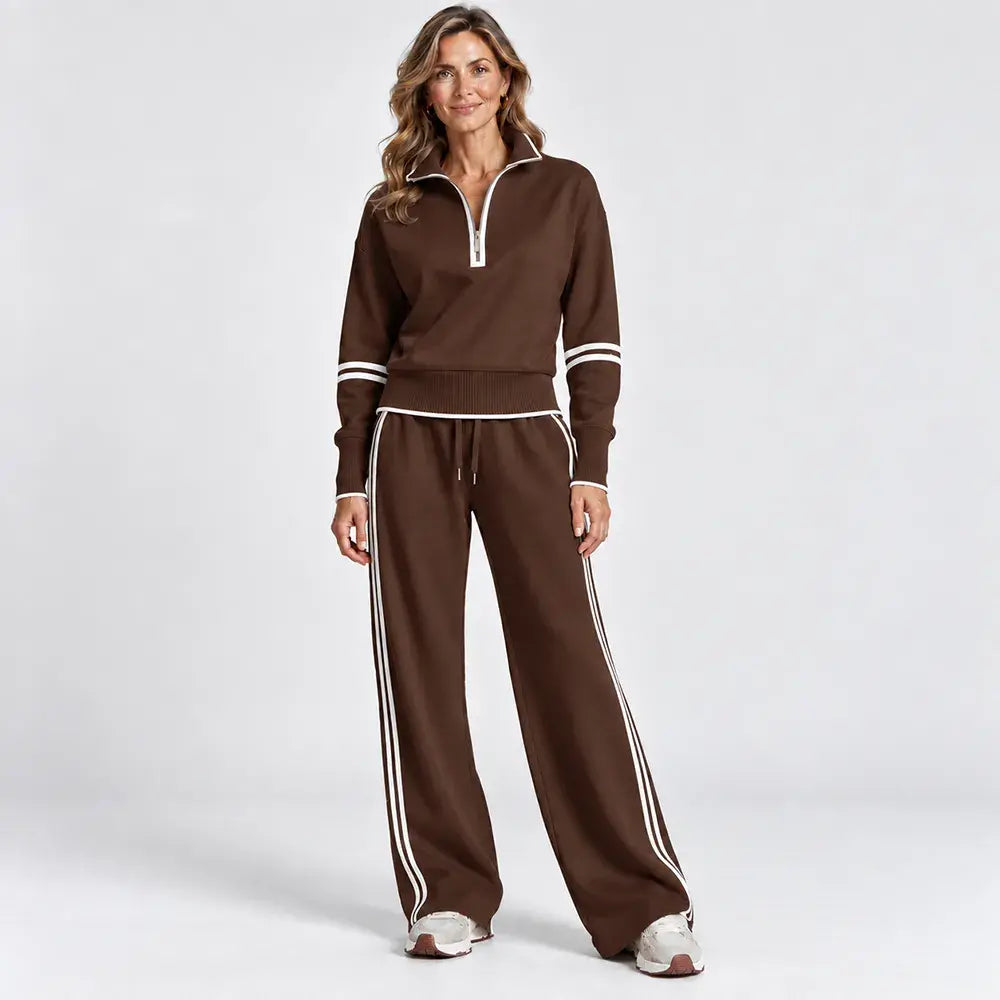 🍁🍂🍁🍂 Sada [bunda + nohavice] 32 eur🔥🖤Dvoudílná souprava s ležérní sportovní mikinou a kalhotami se širokými nohavicemi v pestrých barvách🔥