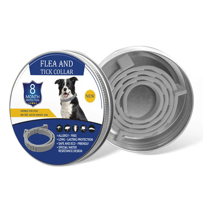 【2PCS】Collar repelente de mosquitos de tamaño ajustable para mascotas, perros y gatos.