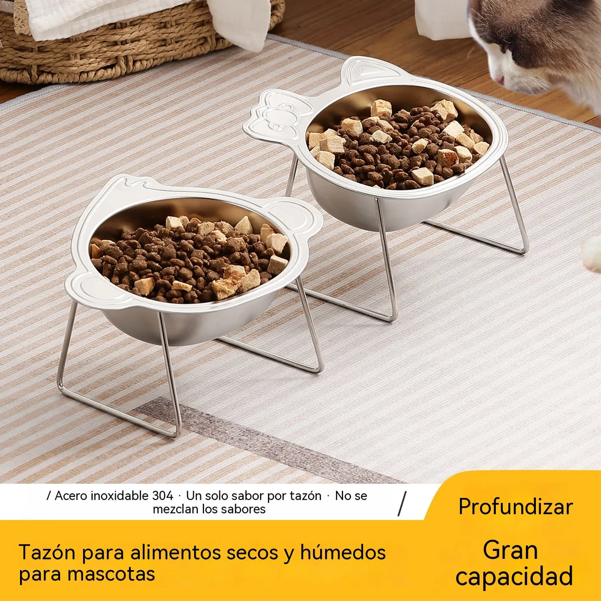 🎃 Oferta de Halloween: ¡50% de descuento! 🥣 Cuenco de alimentación ortopédico inclinado a 15°