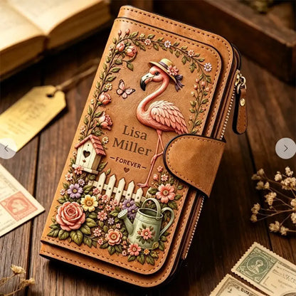 💰💰Personalizirani novčanik s reljefnim uzorkom vrta