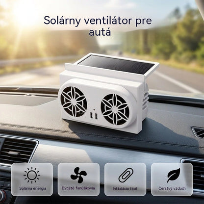 50% ZĽAVA 🌀 Solárny ventilátor do auta