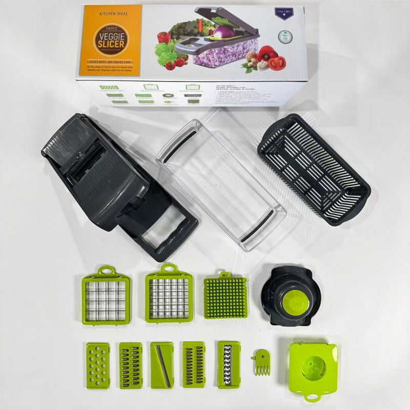 Cortador de verduras multifuncional 16 en 1