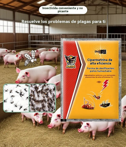 【5 PCS】Spray especial para matar mosquitos y moscas para granjas de cría