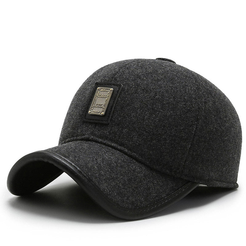 Nueva gorra de béisbol cálida para hombre, con protección para las orejas