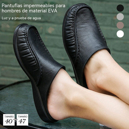 2026 Pantuflas informales para hombre, medias pantuflas transpirables para hombre