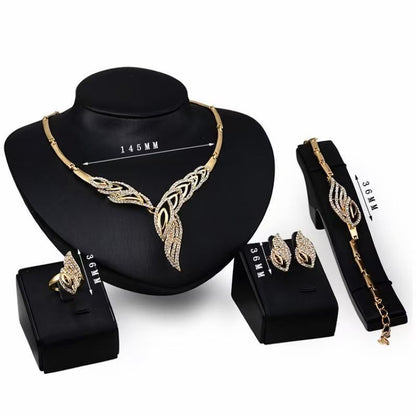 【Anillo + Pulsera + Pendientes + Collar】Conjunto de joyas de estilo bohemio, creativo y único, de estilo minimalista.
