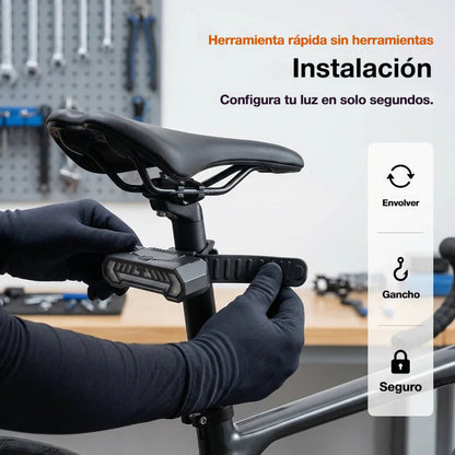 🚴 ¡50% DE DESCUENTO AHORA! 🔦 Luz intermitente inalámbrica para bicicletas: recargable, resistente al agua y perfecta para la seguridad nocturna 💡