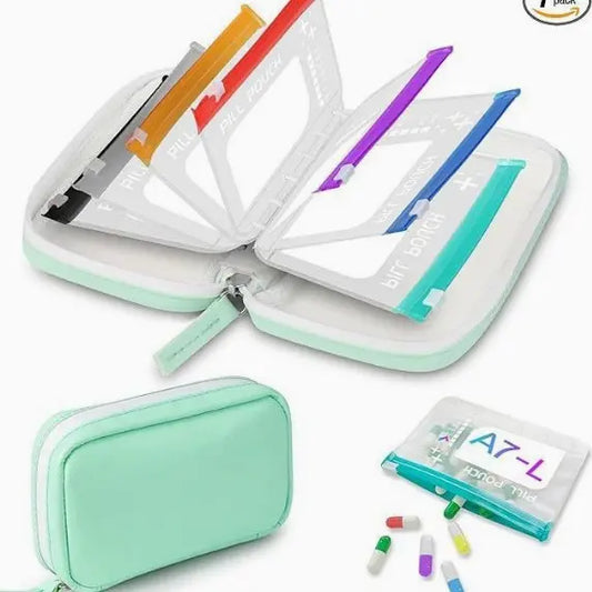 🧳 Organizador multifuncional de silicona: ¡Pastillas, joyas y monedas, todo perfectamente organizado en un solo lugar! 💎✨