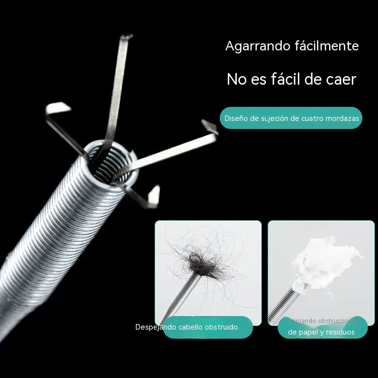 🔥Gran oferta 2026: 50 % de descuento🔥 Desatascador doméstico de cuatro garras para desagües