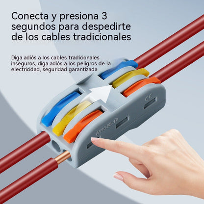 【50% OFF】🔥¡Reducción de precio promocional!⏳⏳【30 piezas】Conector de cable eléctrico multifuncional