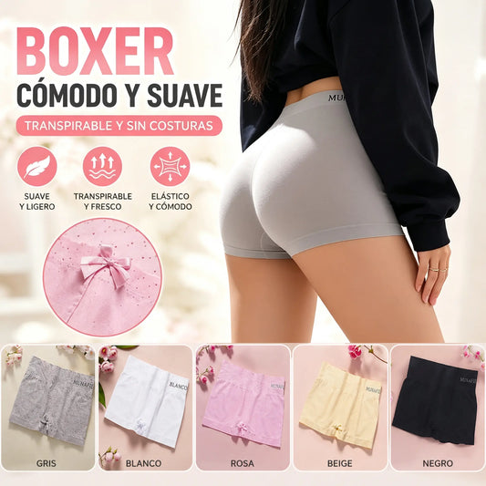 【40-68 kg】Nuevos pantalones de mujer de talle medio con corte plano, moldeadores y que realzan las caderas, sin costuras y que evitan la exposición.Alta elasticidad.