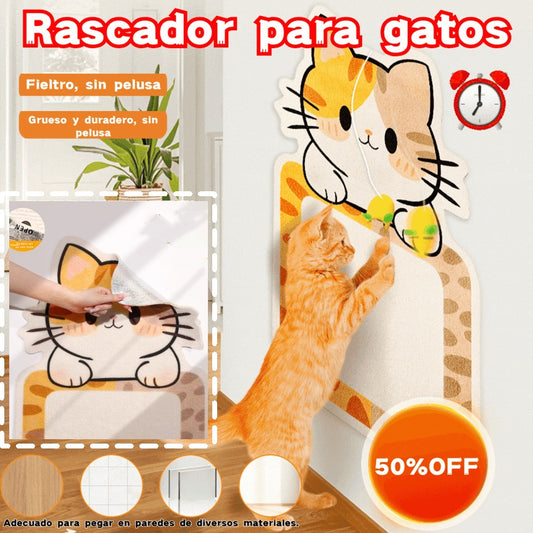 🏆【🔥Venta caliente】Rascador de pared para gatos que no requiere instalación - Rascador vertical Cube