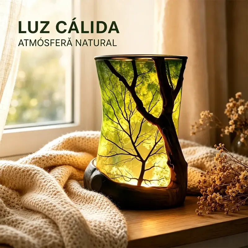 🍃✨ Lámpara Bosque Mágico con Diseño de Hojas | Ilumina tu Hogar con Encanto Natural