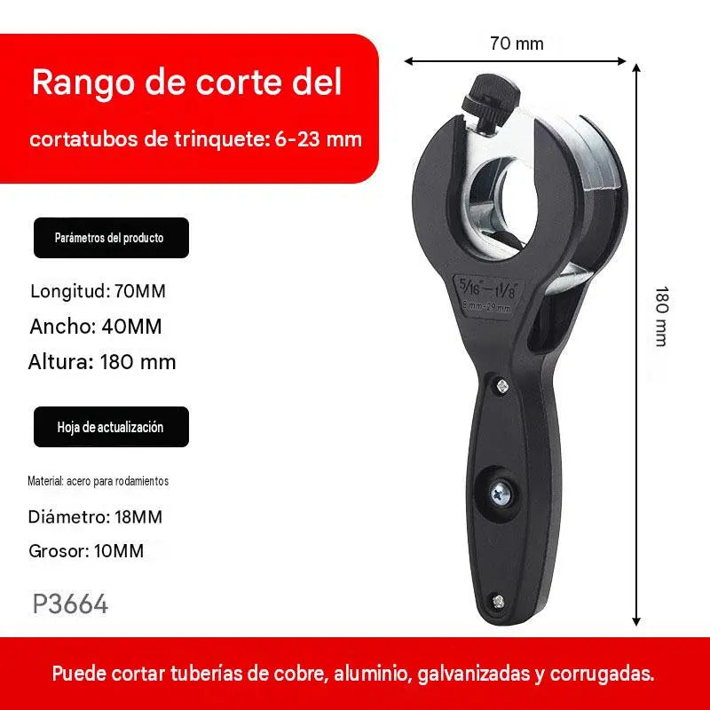 🔧 Cortatubos | Herramienta de corte de precisión para espacios reducidos