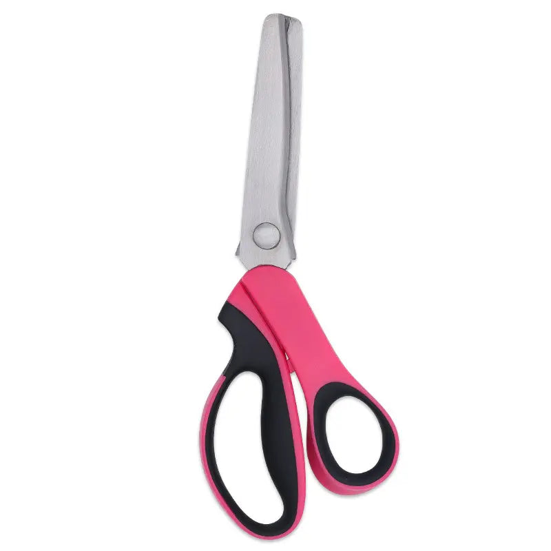 ✂️ Tijeras Dentadas Multiusos de Corte en Zigzag – Para Tela, Papel y Manualidades 🧵