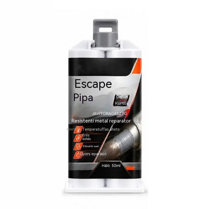 🥳💞 ¡Más de 50.000 unidades vendidas! ⭐🔧 Masilla reparadora de escapes de alta temperatura: especialmente formulada para acero; proporciona una unión fuerte y duradera que resiste el calor y la vibración extremos. 🚗✅