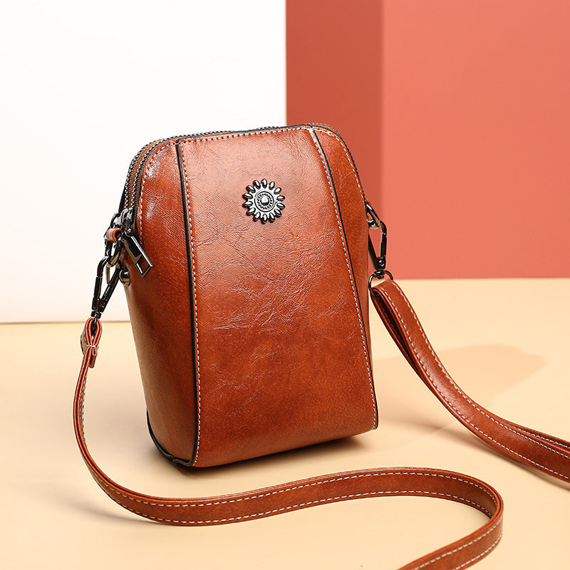 👜🎀 Oferta por tiempo limitado ⚡Bolso bandolera para teléfono de piel sintética para mujer