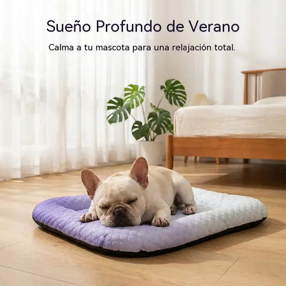 🐶🐱❄️ Alfombrilla de gel refrescante para mascotas, alivio del calor veraniego, alfombrilla transpirable y no tóxica para dormir y refrescar a perros y gatos.